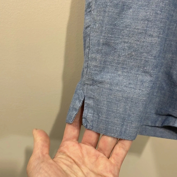 Talbots Perfect Crop Pant Chambray 22WP - Picture 4 of 14